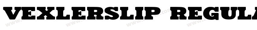 VexlerSlip Regular字体转换